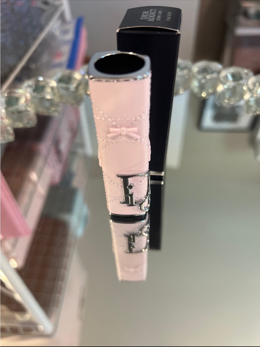 Dior Addict Lip Case in Pink Bow